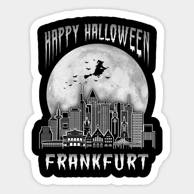 Happy Halloween Frankfurt Germany Sticker by travel2xplanet